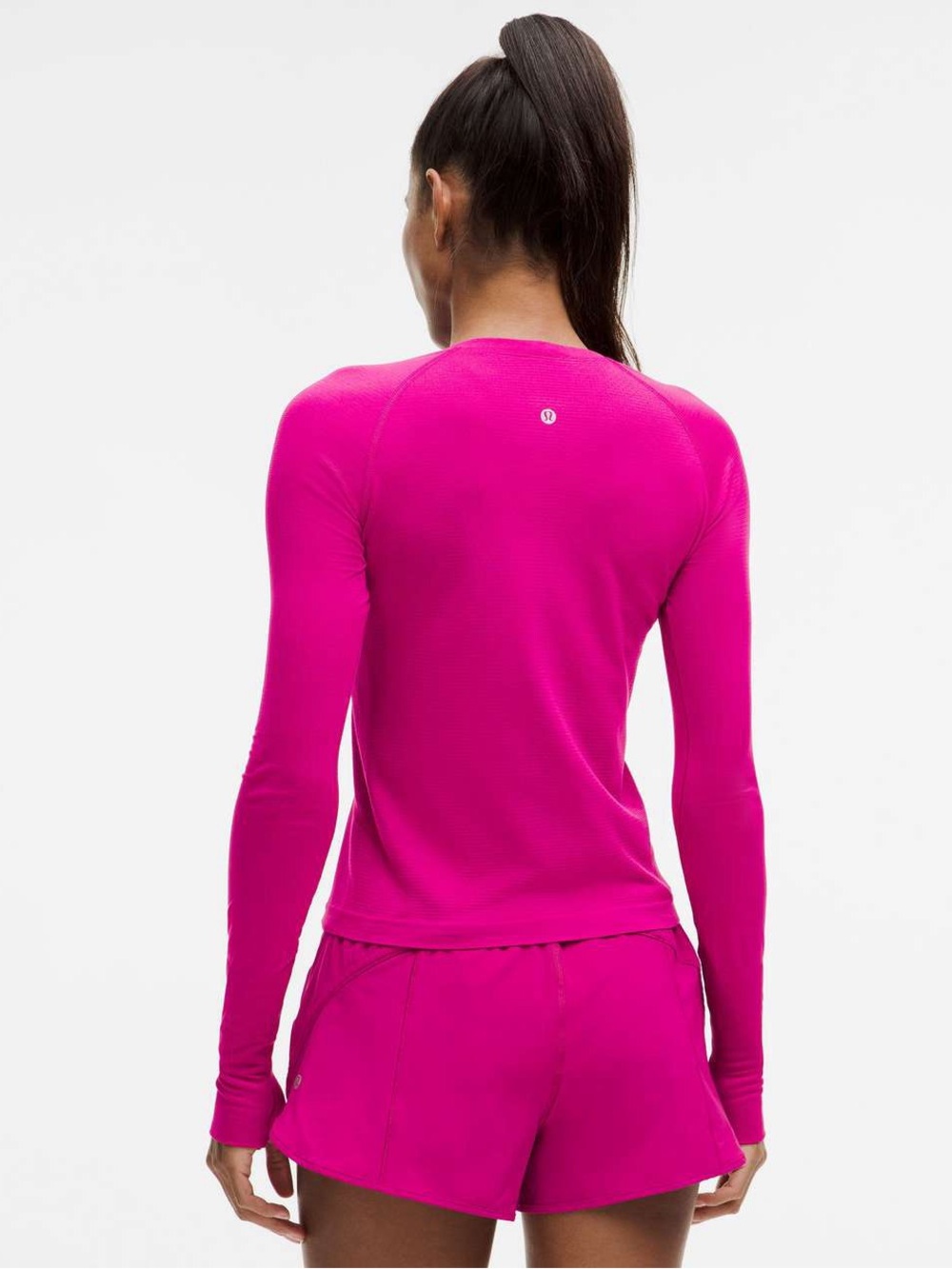 Lululemon Swiftly Tech Long-Sleeve Shirt 2.0 Waist Length | Ripened Raspberry - Picture 2 of 7